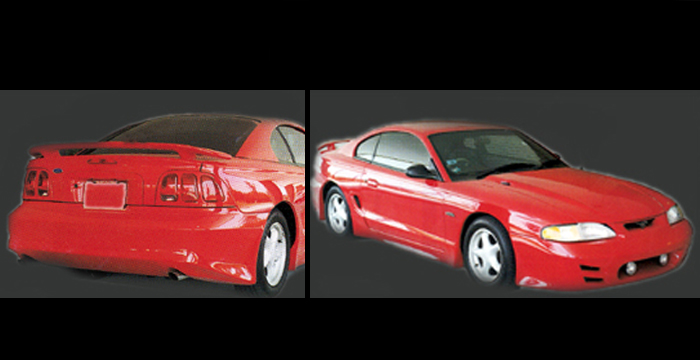 Custom Ford Mustang Coupe & Convertible Front Add-on Lip (1994